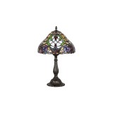 RABALUX 8090 | Mirella Rabalux asztali lámpa 46,5cm vezeték kapcsoló 1x E27 bronz, többszínű