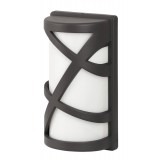 RABALUX 8767 | Durango Rabalux fali lámpa UV álló műanyag 1x E27 IP54 UV antracit, fehér