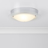 SEARCHLIGHT 3108CC | Bathroom Searchlight mennyezeti lámpa 1x E14 IP44 króm, átlátszó, savmart