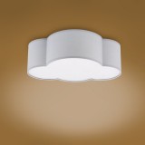 TK LIGHTING 3144 | Cloud Tk Lighting mennyezeti lámpa 2x E27 szürke, fehér