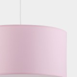 TK LIGHTING 3231 | Rondo-TK Tk Lighting függeszték lámpa rövidíthető vezeték 1x E27 rózsaszín, fehér