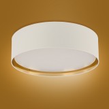 TK LIGHTING 3433 | Bilbao-TK Tk Lighting mennyezeti lámpa 4x E27 fehér, arany