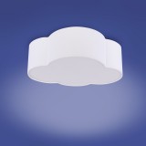 TK LIGHTING 4228 | Cloud Tk Lighting mennyezeti lámpa 2x E27 fehér