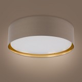 TK LIGHTING 4399 | Bilbao-TK Tk Lighting mennyezeti lámpa 4x E27 bézs, arany, fehér