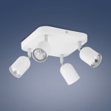 TK LIGHTING 4414 | Top-TK Tk Lighting spot lámpa elforgatható alkatrészek 4x GU10 fehér, króm