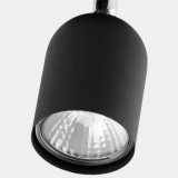 TK LIGHTING 4498 | Tracer Tk Lighting rendszerelem spot lámpa elforgatható alkatrészek 1x GU10 fekete, króm