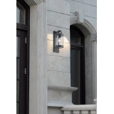 TRIO 204160142 | Sambesi Trio falikar lámpa fényérzékelő szenzor - alkonykapcsoló 1x E27 IP44 antracit, átlátszó