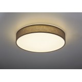 TRIO 621914011 | Lugano-TR Trio mennyezeti lámpa távirányító távirányítható, szabályozható fényerő 1x LED 3200lm 3000 <-> 5000K szürke