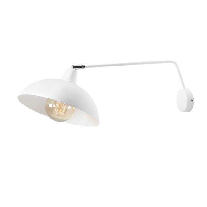 ALDEX 1036C | Espace Aldex falikar lámpa elforgatható alkatrészek 1x E27 fehér, króm