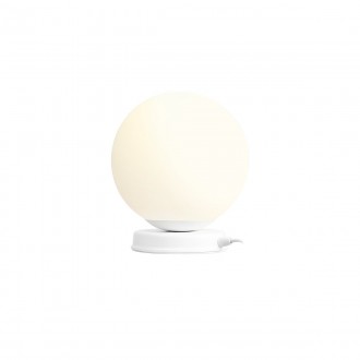 ALDEX 1076B_M | Ball-AL Aldex asztali lámpa 23cm kapcsoló 1x E27 fehér
