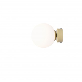 ALDEX 1076C12_S | Ball-AL Aldex fali lámpa gömb 1x E14 pisztácia, opál