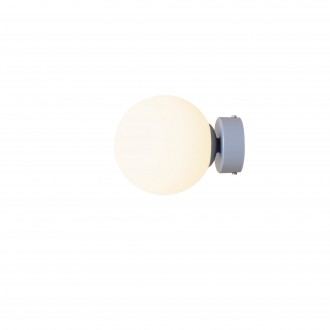 ALDEX 1076C16_S | Ball-AL Aldex fali lámpa gömb 1x E14 pasztell kék, opál