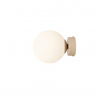 ALDEX 1076C17_S | Ball-AL Aldex fali lámpa gömb 1x E14 bézs, opál
