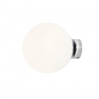 ALDEX 1076C4_M | Ball-AL Aldex fali lámpa gömb 1x E27 króm, opál
