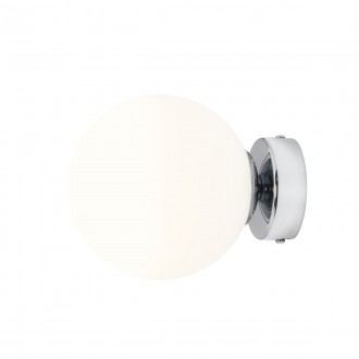 ALDEX 1076C4_S | Ball-AL Aldex fali lámpa gömb 1x E14 króm, opál