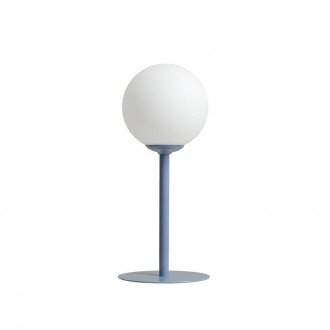 ALDEX 1080B16 | Pinne Aldex asztali lámpa 35cm vezeték kapcsoló 1x E14 pasztell kék, opál