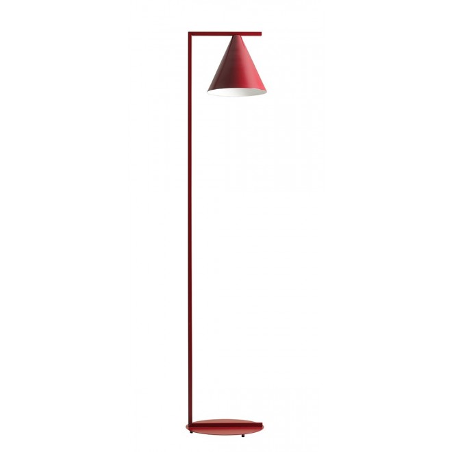 ALDEX 1108A15 | Form-AL Aldex álló lámpa 165cm kapcsoló 1x E27 bordó, fehér