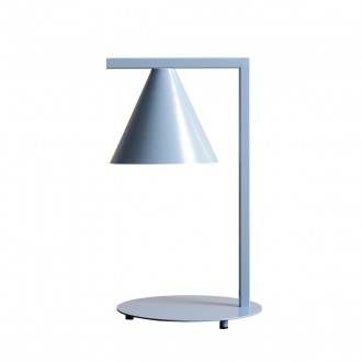 ALDEX 1108B16 | Form-AL Aldex asztali lámpa 40cm kapcsoló 1x E14 pasztell kék, fehér