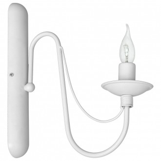 ALDEX 397C | Roza Aldex falikar lámpa 1x E14 fehér