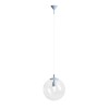 ALDEX 562G16 | Globe-AL Aldex függeszték lámpa 1x E27 pasztell kék, átlátszó
