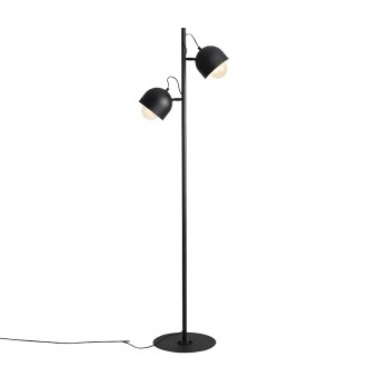 ALDEX 976A1 | Beryl Aldex álló lámpa 161cm kapcsoló elforgatható alkatrészek 2x E27 fekete, fehér