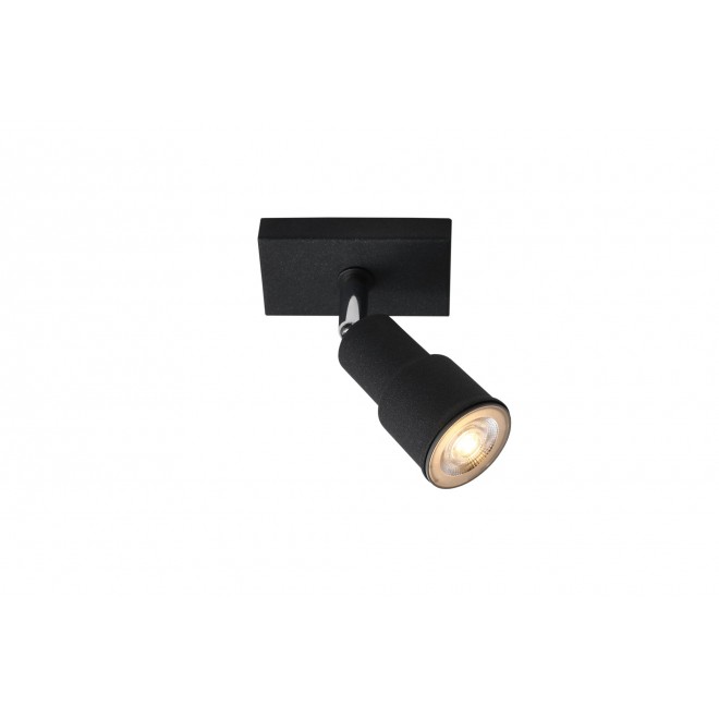 ALDEX 985PL_G1 | Aspo Aldex spot lámpa elforgatható alkatrészek 1x GU10 fekete, króm