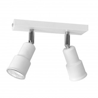 ALDEX 985PL_H | Aspo Aldex spot lámpa elforgatható alkatrészek 2x GU10 fehér, króm