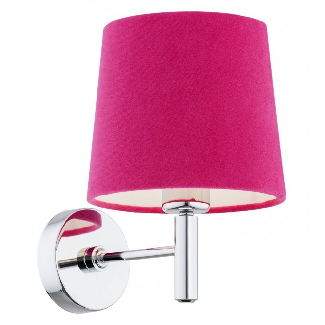 ARGON 3909 | Bolzano-AR Argon falikar lámpa 1x E27 króm, pink, fehér