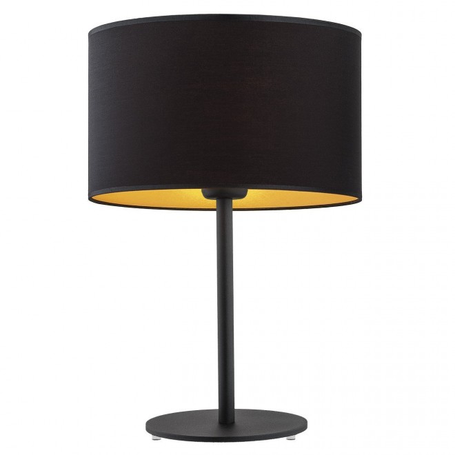 ARGON 4342 | Karin Argon asztali lámpa 44cm vezeték kapcsoló 1x E27 fekete, arany