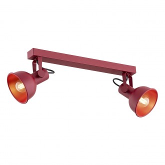 ARGON 7173 | Lenora Argon spot lámpa elforgatható alkatrészek 2x E14 piros