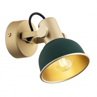 ARGON 8247 | Lenora Argon spot lámpa elforgatható alkatrészek 1x E14 arany, zöld