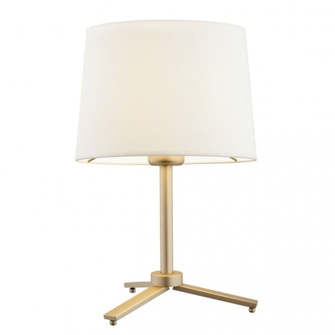 ARGON 8318 | Cavalino Argon asztali lámpa 39cm kapcsoló 1x E27 arany, krémszín