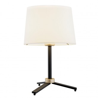 ARGON 8319 | Cavalino Argon asztali lámpa 39cm kapcsoló 1x E27 fekete, arany, krémszín
