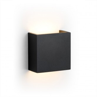 ARGON 8359 | Gent-AR Argon fali lámpa négyzet 1x LED 486lm 3000K fekete