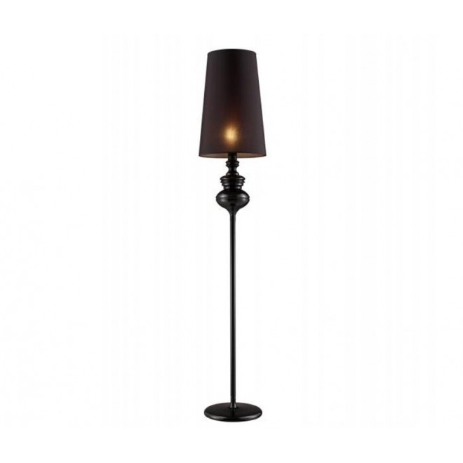 AZZARDO 0063 | Baroco Azzardo álló lámpa 173cm kapcsoló 1x E27 fekete, antik