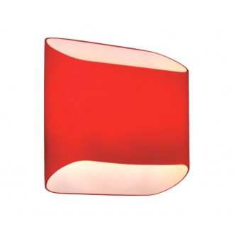 AZZARDO 0136 | Pancake Azzardo fali lámpa 2x G9 piros, fehér