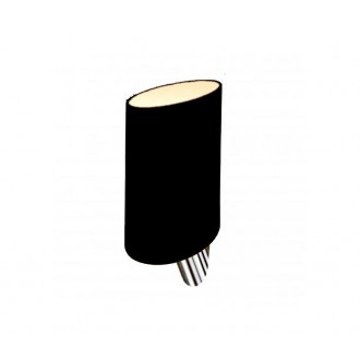 AZZARDO 0144 | Rosa-AZ Azzardo falikar lámpa 1x E14 matt nikkel, fekete