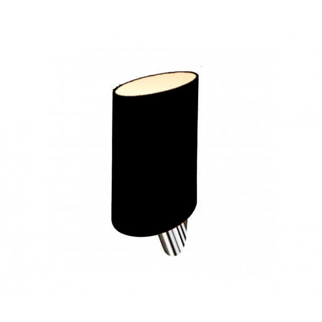 AZZARDO 0144 | Rosa-AZ Azzardo falikar lámpa 1x E14 matt nikkel, fekete