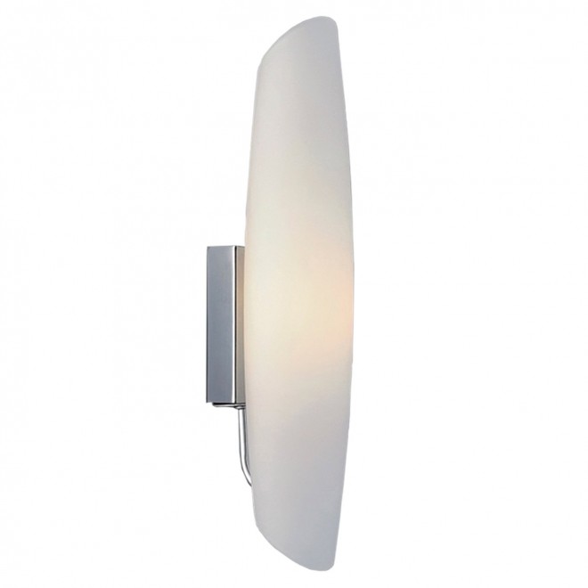 AZZARDO 0264 | Ariel-AZ Azzardo fali lámpa 1x E14 nikkel, króm, fehér
