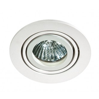 AZZARDO 0805 | Carlo-AZ Azzardo beépíthető lámpa kerek elforgatható fényforrás Ø100mm 1x MR16 / GU10 fehér