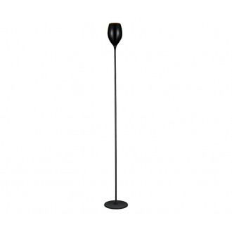 AZZARDO 1076 | Izza Azzardo álló lámpa 165cm kapcsoló 1x E14 fekete, fényes fekete