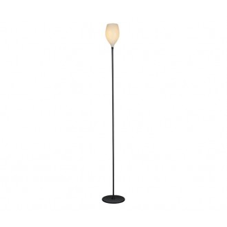 AZZARDO 1077 | Izza Azzardo álló lámpa 165cm kapcsoló 1x E14 fekete, fehér