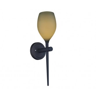 AZZARDO 1226 | Izza Azzardo falikar lámpa 1x G4 fekete, olivazöld