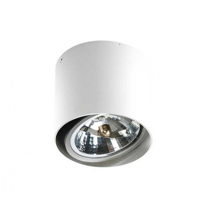 AZZARDO 1356 | Alix_Alex Azzardo mennyezeti lámpa henger szabályozható fényerő, elforgatható fényforrás 1x G53 / AR111 fehér