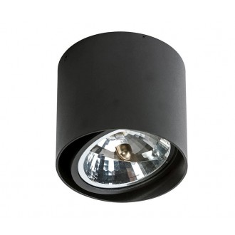 AZZARDO 1357 | Alix_Alex Azzardo mennyezeti lámpa henger szabályozható fényerő, elforgatható fényforrás 1x G53 / AR111 fekete