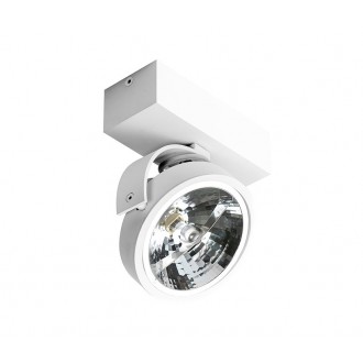 AZZARDO 1364 | Jerry-AZ Azzardo spot lámpa szabályozható fényerő, elforgatható alkatrészek 1x G53 / AR111 fehér