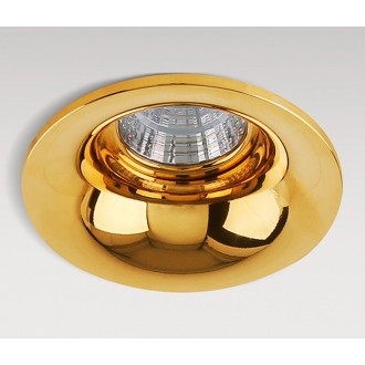 AZZARDO 1482 | Adamo-AZ Azzardo beépíthető lámpa kerek Ø90mm 1x GU10 arany