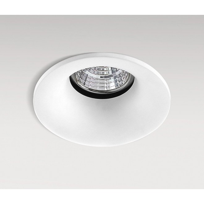 AZZARDO 1483 | Adamo-AZ Azzardo beépíthető lámpa kerek Ø90mm 1x GU10 matt fehér