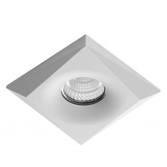 AZZARDO 1496 | Lorenzo-AZ Azzardo beépíthető lámpa négyzet 100x100mm 1x GU10 matt fehér