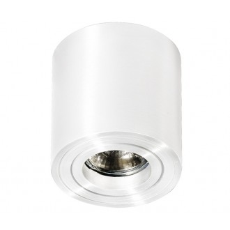 AZZARDO 1711 | Bross-Mini Azzardo mennyezeti lámpa henger elforgatható fényforrás 1x GU10 fehér